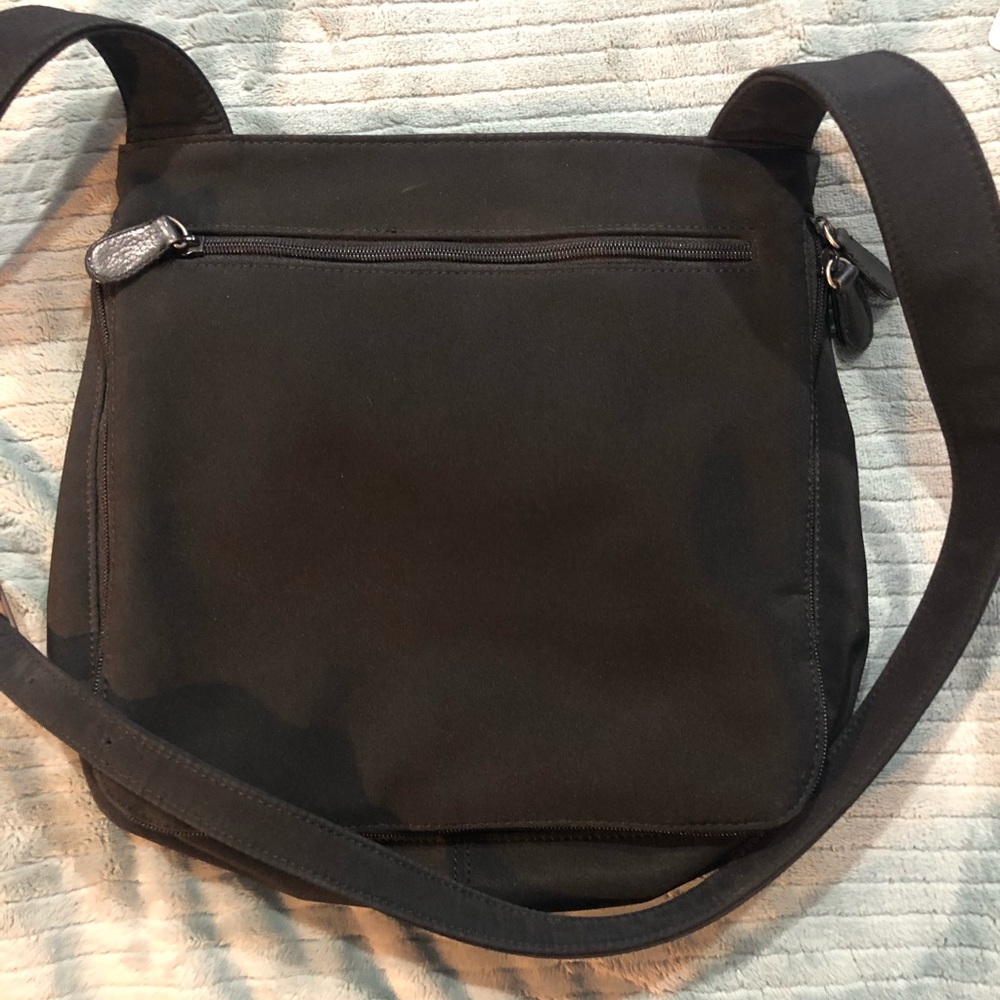 Hobo international black nylon travel bag cross body purse